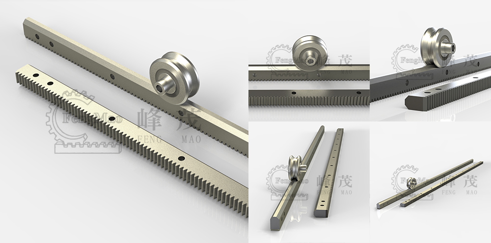 精密V型直齒條導軌產品展示